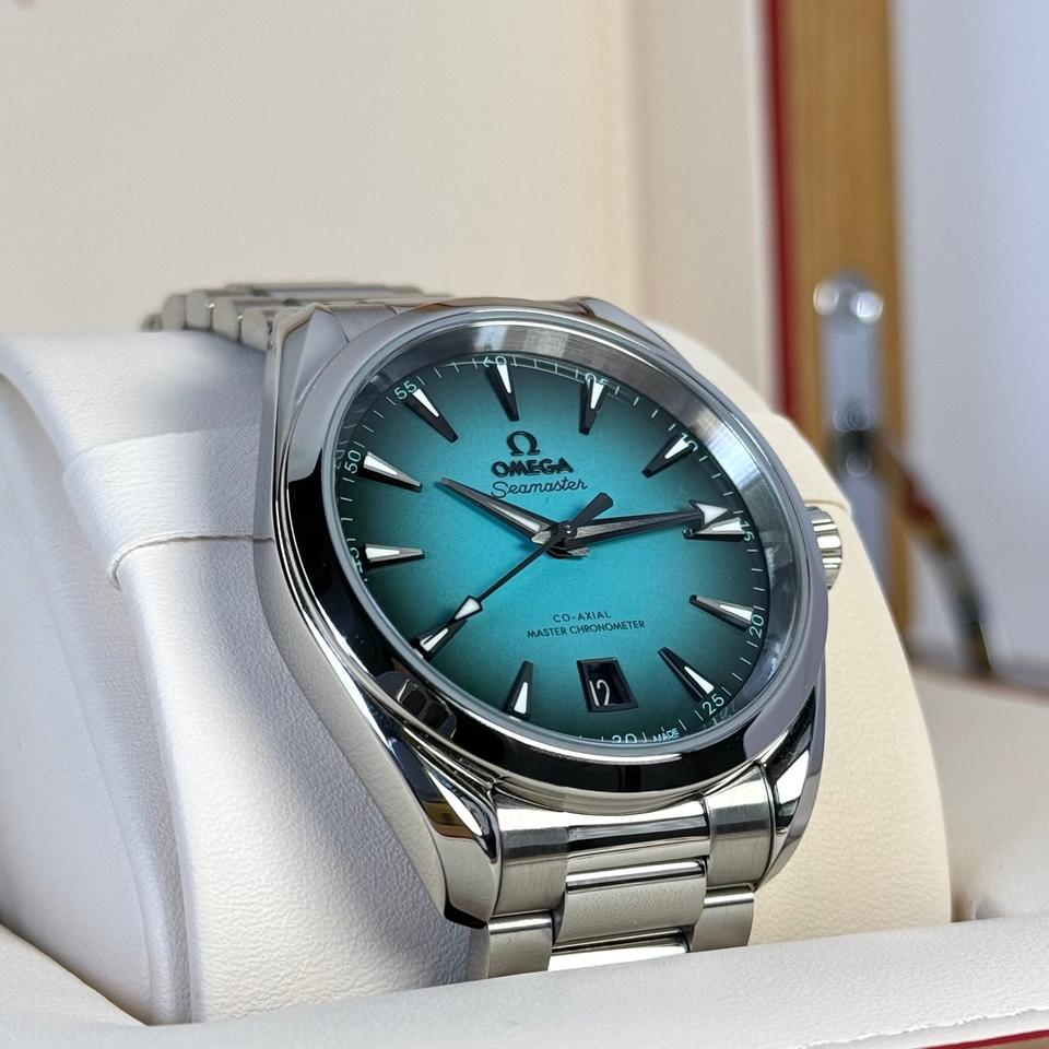 Omega Seamaster Aqua Terra Turquoise Dial Stainless Steel Watch