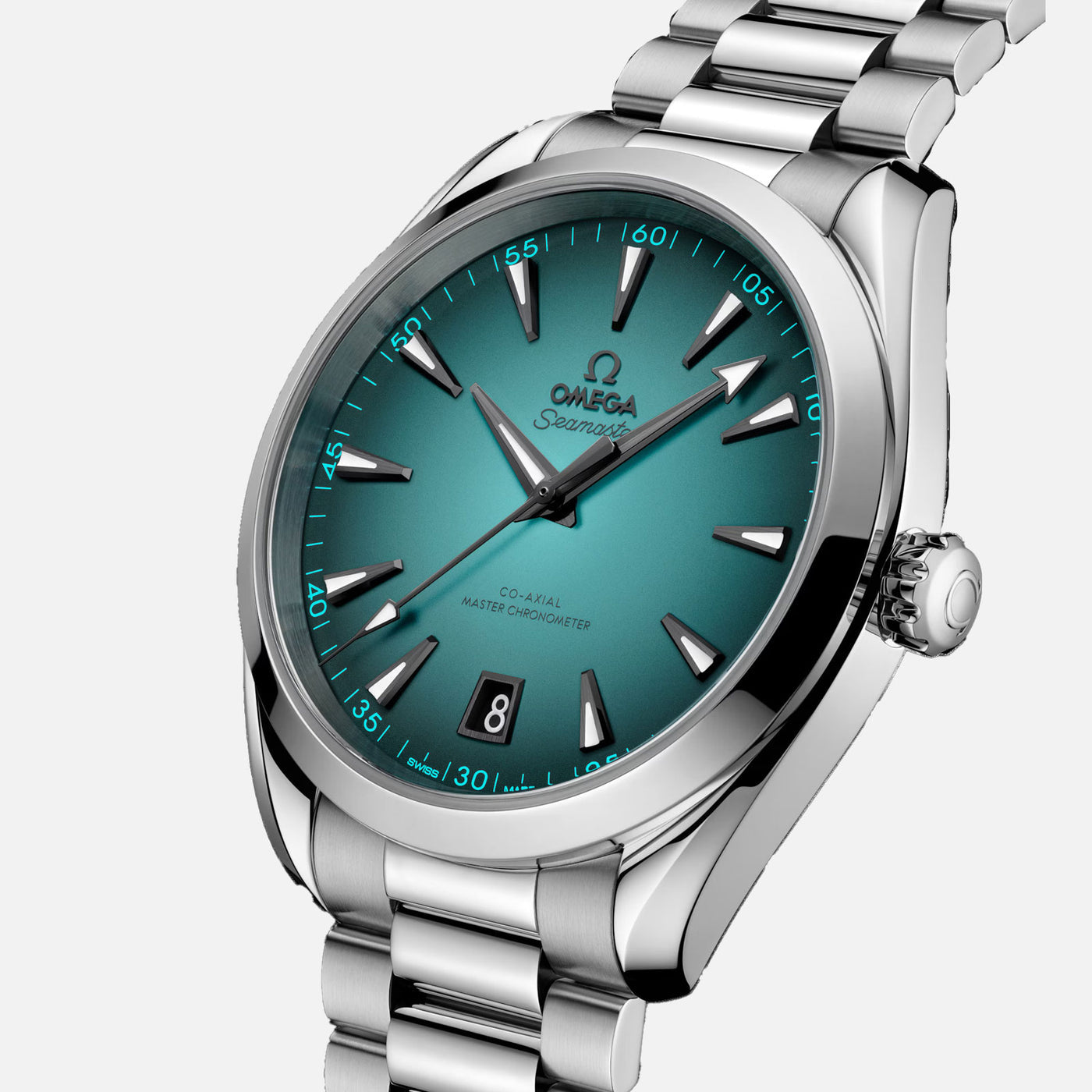 Omega Seamaster Aqua Terra Turquoise Dial Stainless Steel Watch